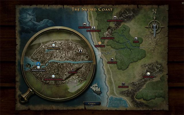 Poza samym Neverwinter możemy również zwiedzić wiele słynnych lokacji na Wybrzeżu Mieczy. - 2013-05-14
