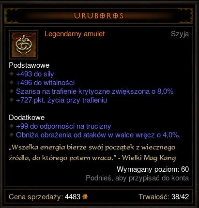 Oto jedna z moich legend. Dla barbarzyńcy amulet idealny.