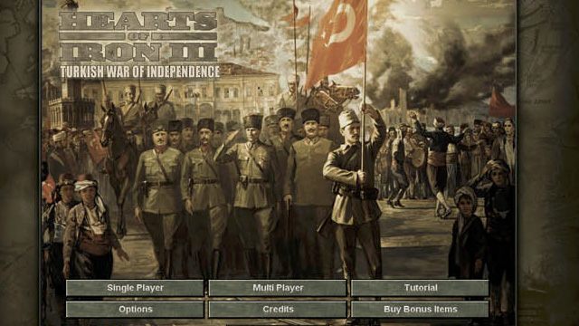 Hearts of Iron III: Their Finest Hour mod Turkish War Of Independence v.0.5