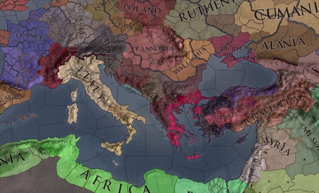 Crusader Kings II: Mroczne Wieki mod RIP - Realm Intrigue & Politics v.1.0