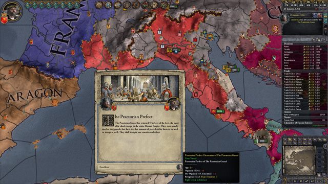 Crusader Kings II: Mroczne Wieki mod The Commune of Rome 2.0.2