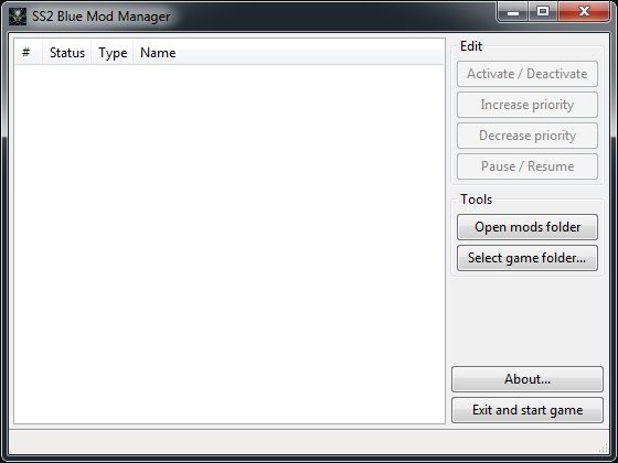 System Shock 2 mod SS2 Blue Mod Manager  v.1.03