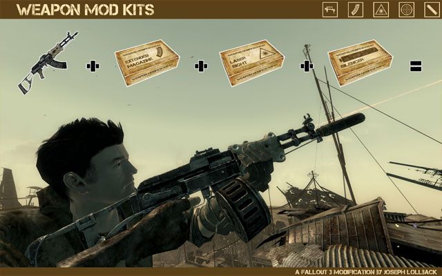 Fallout 3 mod Weapon Mod Kits v.1.1.9