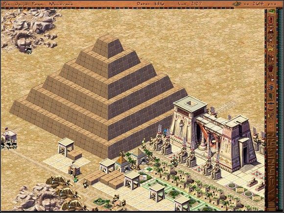 W trakcie budowy możemy składać dary zmarłym - Saqqara | Misje w Faraon - Faraon - poradnik do gry