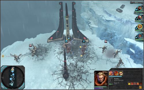 [#14] - Pajęczy Trakt, w tle skrzynki z zapasami - Wezwanie pomocy (2) - Kampania - Warhammer 40,000: Dawn of War II - Chaos Rising - poradnik do gry