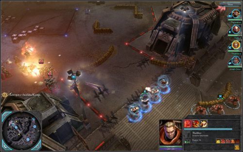 [#22] - Na Marines Chaosu za moment spadnie Thaddeus - Powstanie przy Anielskiej Kuźni (2) - Kampania - Warhammer 40,000: Dawn of War II - Chaos Rising - poradnik do gry
