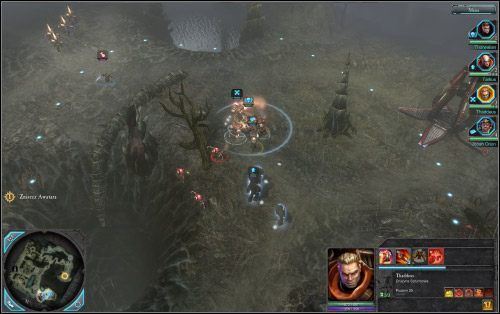 [#48] - Pajęczaki Eldarów słyną ze zdolności teleportacyjnych, na drugim planie ciężarowcy wroga - Krwawa Ręka (1) - Kampania - Warhammer 40,000: Dawn of War II - Chaos Rising - poradnik do gry