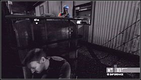 Wkrótce dotrzesz do końcowej części obozu #1 i należy tu zachować szczególną ostrożność, gdyż spotkasz zapewne wartownika patrolującego teren wokół budynków #2 - Lotnisko Price (3) | Opis przejścia | Tom Clancys Splinter Cell Conviction - Tom Clancys Splinter Cell: Conviction - poradnik do gry