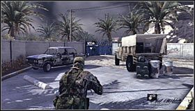 W okolicy powinien ukrywać się jeszcze jeden przeciwnik, do którego możesz dotrzeć wybierając lewą ścieżkę #1 - Diwaniya, Irak (1) | Opis przejścia | Tom Clancys Splinter Cell Conviction - Tom Clancys Splinter Cell: Conviction - poradnik do gry