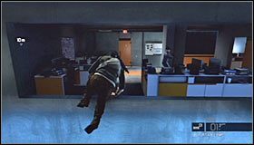 Szybko podbiegnij do balustrady i przeskocz na drugą stronę #1 , chwytając się krawędzi - Sztab Wydziału Trzeciego (3) | Opis przejścia - Tom Clancys Splinter Cell: Conviction - poradnik do gry