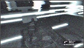 W tym pomieszczeniu do unikania będzie jeden poziomo przemieszczający się laser - Sztab Wydziału Trzeciego (5) | Opis przejścia - Tom Clancys Splinter Cell: Conviction - poradnik do gry