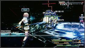 Czeka tam na nas oddział żołnierzy, który powinniśmy błyskawicznie zmieść w pył - Chapter IX (2) | Opis przejścia | Final Fantasy XIII - Final Fantasy XIII - poradnik do gry