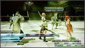 Gdy filmik się skończy ruszamy prosto, zabijając napotkane roboty [2] - Chapter X (1) | Opis przejścia | Final Fantasy XIII - Final Fantasy XIII - poradnik do gry