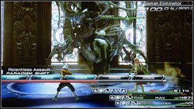 Oczywiście powtarzamy poznaną już wcześniej taktykę - Chapter XIII (2) | Opis przejścia | Final Fantasy XIII - Final Fantasy XIII - poradnik do gry