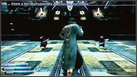 Na szczycie ponownie używamy Deceptisol i atakujemy dużego robota - Chapter II (1) | Opis przejścia | Final Fantasy XIII - Final Fantasy XIII - poradnik do gry