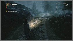 Ostatnia kartka leży na ścieżce, którą wracasz do domku, w którym siedzi Barry - Alan Wake: Strony maszynopisu Odc. 2, Opętany - lokacje, znajdźki - Alan Wake - poradnik do gry