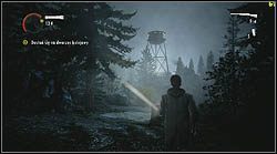 Kolejną stronę znajdziesz po dotarciu do torów kolejowych - Alan Wake: Strony maszynopisu Odc. 3, Okup - lokacje, znajdźki - Alan Wake - poradnik do gry