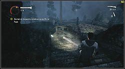 Następną kartkę odnajdziesz po przejściu przez ruiny - Alan Wake: Strony maszynopisu Odc. 3, Okup - lokacje, znajdźki - Alan Wake - poradnik do gry