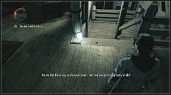 Następna strona leży koło schodów, znajdziesz ją w drodze po klucze, które leżą koło ogłuszonej pielęgniarki - Alan Wake: Strony maszynopisu Odc. 4, Prawda - lokacje, znajdźki - Alan Wake - poradnik do gry