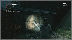 Następna kartka leży w szopie naprzeciwko latarni, którą napotykasz po pokonaniu opętanego sanitariusza - Alan Wake: Strony maszynopisu Odc. 4, Prawda - lokacje, znajdźki - Alan Wake - poradnik do gry