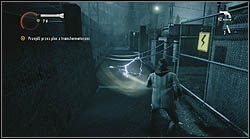 Następna kartka leży na placu transformatorowym - Alan Wake: Strony maszynopisu Odc. 5, 6 (Pstrykacz, Odjazd) - lokacje, znajdźki - Alan Wake - poradnik do gry