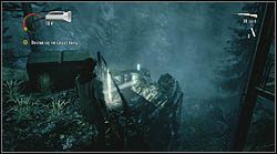Następny termos znajdziesz po przejażdżce windą, na skraju urwiska po prawej stronie - Alan Wake: Termosy odc. 5, Pstrykacz - lokacje, znajdźki - Alan Wake - poradnik do gry