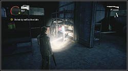 Kolejny termos stoi na jednej z półek w budynku na terenie złomowiska - Alan Wake: Termosy odc. 6, Odjazd - lokacje, znajdźki - Alan Wake - poradnik do gry