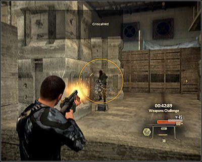 3) użyć pistoletu automatycznego do zlikwidowania kilku celów - Graybox - Opis przejścia (3) | Prolog Alpha Protocol - Alpha Protocol - poradnik do gry