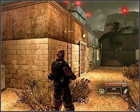 Wariant 4 - wyjście po drabince na dach ostatniego budynku - Al-Samad Airfield - Opis przejścia (2) | Arabia | Alpha Protocol - Alpha Protocol - poradnik do gry