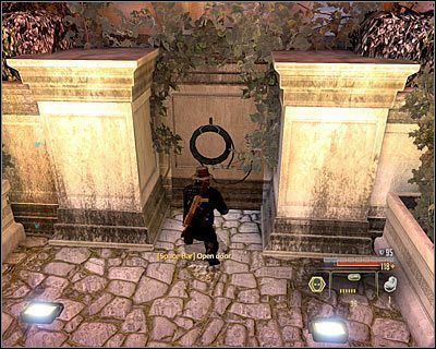 Jeżeli nie wyeliminowałeś wartowników z pomocą karabinu snajperskiego to musisz się nimi teraz zająć - Marburgs Villa - Opis przejścia (2) | Rzym | Alpha Protocol - Alpha Protocol - poradnik do gry