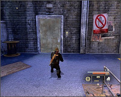 Możesz już skierować się w stronę jedynego możliwego wejścia do magazynu (M13, 4) - Delivery at Warehouse - Opis przejścia | Rzym | Alpha Protocol - Alpha Protocol - poradnik do gry