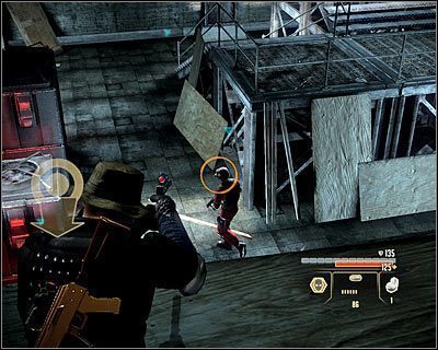 Dopiero po zneutralizowaniu wieżyczek powinieneś zająć się wyeliminowaniem wszystkich obecnych tu przeciwników - Warehouse District Data - Opis przejścia (1) | Tajpej | Alpha Protocol - Alpha Protocol - poradnik do gry