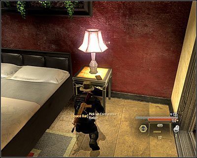 Poszukiwany identyfikator również odnajdziesz wewnątrz pomieszczenia hotelowego (M17, 12) - NSB Data - Opis przejścia (2) | Tajpej | Alpha Protocol - Alpha Protocol - poradnik do gry