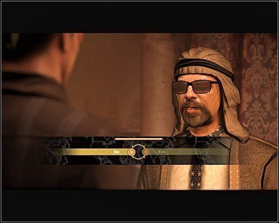 Misja ta składa się wyłącznie z dłuższej rozmowy z Shaheedem - Contact Sheikh Ali Shaheed | Finał | Alpha Protocol - Alpha Protocol - poradnik do gry