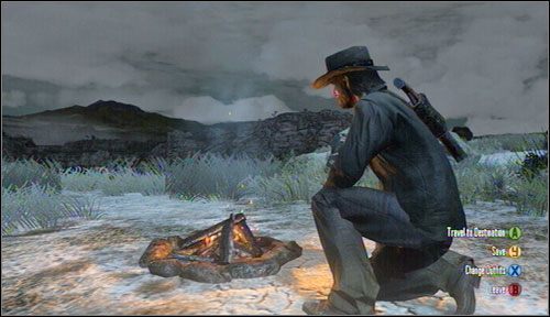 Jeśli jesteś w trasie, możesz rozbić obóz - Ogólne | Podstawy | Red Dead Redemption - Red Dead Redemption - poradnik do gry