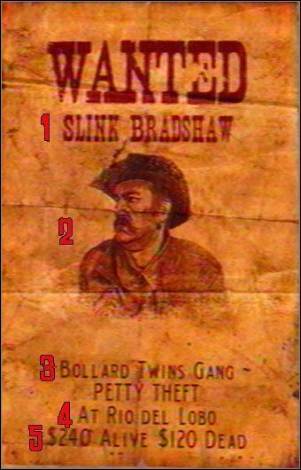 Możesz się przyglądnąć plakatowi - zobaczysz 1 - Łowca nagród | Aktywności dodatkowe | Red Dead Redemption - Red Dead Redemption - poradnik do gry