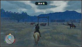 Czym prędzej rzuć się cwałem w stronę stada #1 , starając się je wyprzedzić nim te spadnie z przepaści - The Frontier (2) | Opis przejścia | Red Dead Redemption - Red Dead Redemption - poradnik do gry