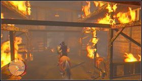 Główna brama jest zatrzaśnięta, skieruj się na tyłu, gdzie wespniesz się na młyn, z którego przedostaniesz się do stodoły #1 - The Frontier (2) | Opis przejścia | Red Dead Redemption - Red Dead Redemption - poradnik do gry