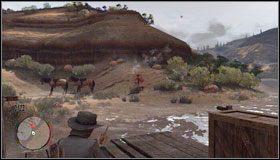 W końcu przeciwnicy zaczną rzucać laskami dynamitu #1 - The Frontier (5) | Opis przejścia | Red Dead Redemption - Red Dead Redemption - poradnik do gry