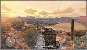 Za każdym razem gdy zauważysz w oddali chorągiewkę, przygotuj się do wystrzelania wszystkich - pamiętaj również, aby nie zwalniać pod żadnym pozorem - Northern Mexico (2) | Opis przejścia | Red Dead Redemption - Red Dead Redemption - poradnik do gry