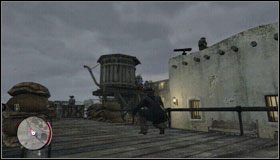 Następny żołnierz stoi tuż przy wagonie po lewej stronie - Northern Mexico (3) | Opis przejścia | Red Dead Redemption - Red Dead Redemption - poradnik do gry
