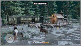 Po oczyszczeniu terenu biegnij za MacDougalem po dachach #1 , aż dotrzesz do koni podstawionych w zaułku po wcześniejszej misji - The North (2) | Opis przejścia | Red Dead Redemption - Red Dead Redemption - poradnik do gry