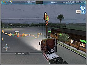 Kiedy w końcu zdecydujesz się pogadać z Doe postaraj się przyjechać na umówione miejsce nocą - Solucja (2) | Fabuła | RignRoll Tirowiec - RignRoll: Tirowiec - poradnik do gry