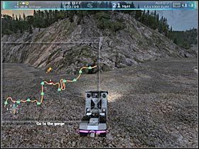 Zaraz potem znowu odbij w prawo (odnoga po lewej to ślepy zaułek - Solucja (5) | Fabuła | RignRoll Tirowiec - RignRoll: Tirowiec - poradnik do gry