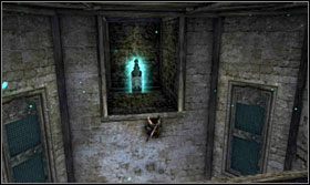 Po przejściu Sali z kołowrotem znajdziesz się w okrągłym pomieszczeniu z zastygłymi bez ruchu zamienionymi w piaskowe figury żołnierzami - Część 1 | Sarkofagi Prince of Persia Zapomniane Piaski - Prince of Persia: Zapomniane Piaski - poradnik do gry