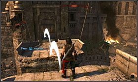 Przygodę rozpoczynasz na blankach muru obronnego - Blanki | Opis przejścia Prince of Persia Zapomniane Piaski - Prince of Persia: Zapomniane Piaski - poradnik do gry