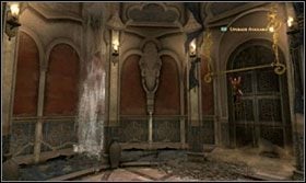 Po pokonaniu wszystkich wejdź do małej komnaty, z której wyszli wrogowie - Łaźnia | Opis przejścia Prince of Persia Zapomniane Piaski - Prince of Persia: Zapomniane Piaski - poradnik do gry