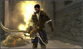 Przeskakuj po kolumnach wody i na ostatniej wespnij się wyżej - Akwedukty | Opis przejścia Prince of Persia Zapomniane Piaski - Prince of Persia: Zapomniane Piaski - poradnik do gry