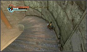 Zjeżdżaj po pochylni trzymając się blisko ściany - Krypta Salomona | Opis przejścia Prince of Persia Zapomniane Piaski - Prince of Persia: Zapomniane Piaski - poradnik do gry