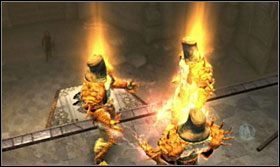 Wskocz na zapadnię i przebiegnij przez zamykające się drzwi - Pałac | Opis przejścia Prince of Persia Zapomniane Piaski - Prince of Persia: Zapomniane Piaski - poradnik do gry